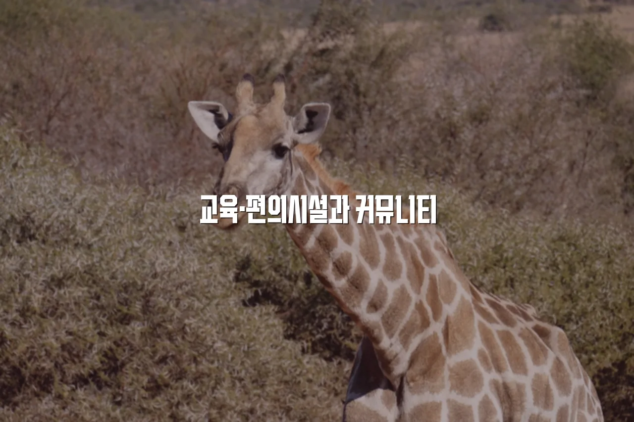 중외공원 힐스테이트 주거환경 체크리스트