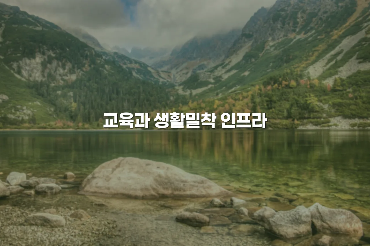 연제 첨단 광신프로그레스 생활 인프라 이용 범위 총정리