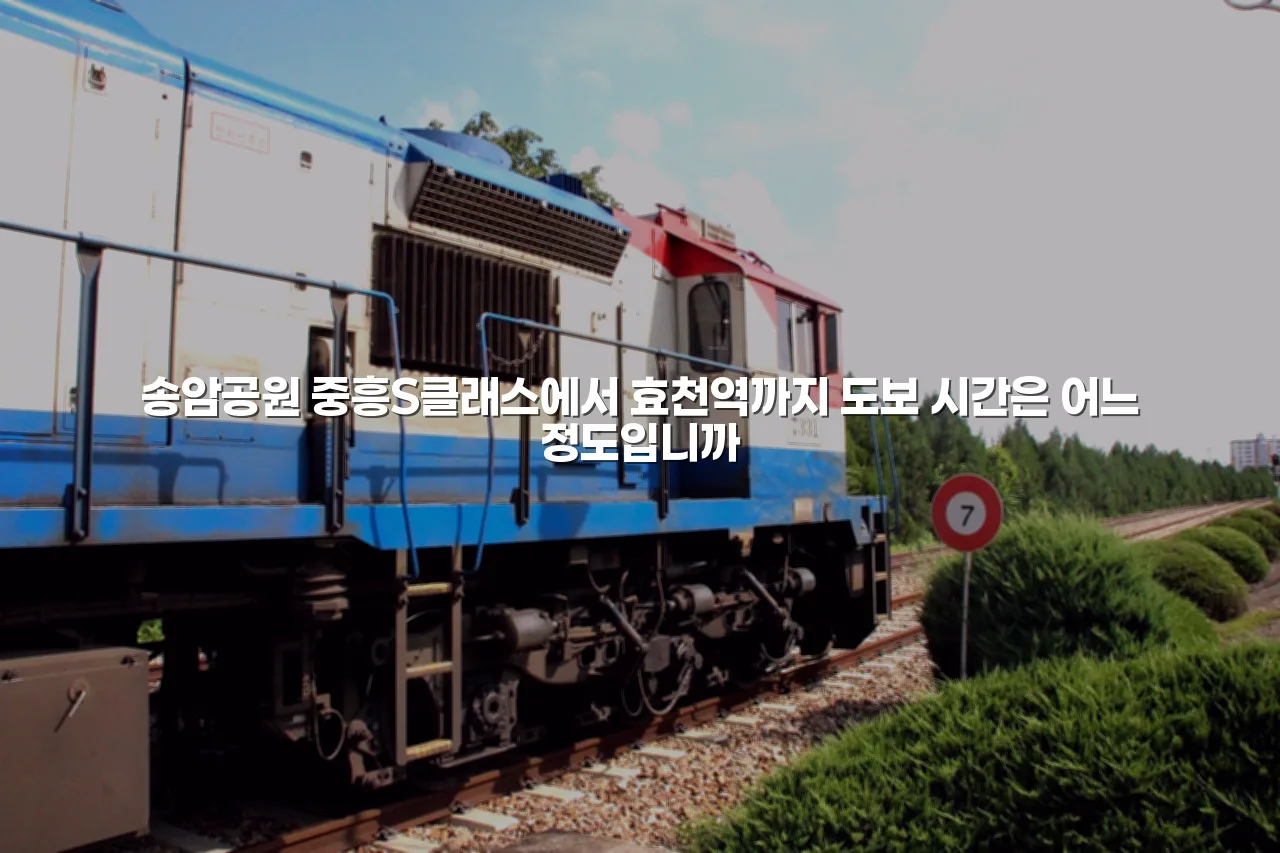 송암공원 중흥S클래스 교통 접근성 총정리