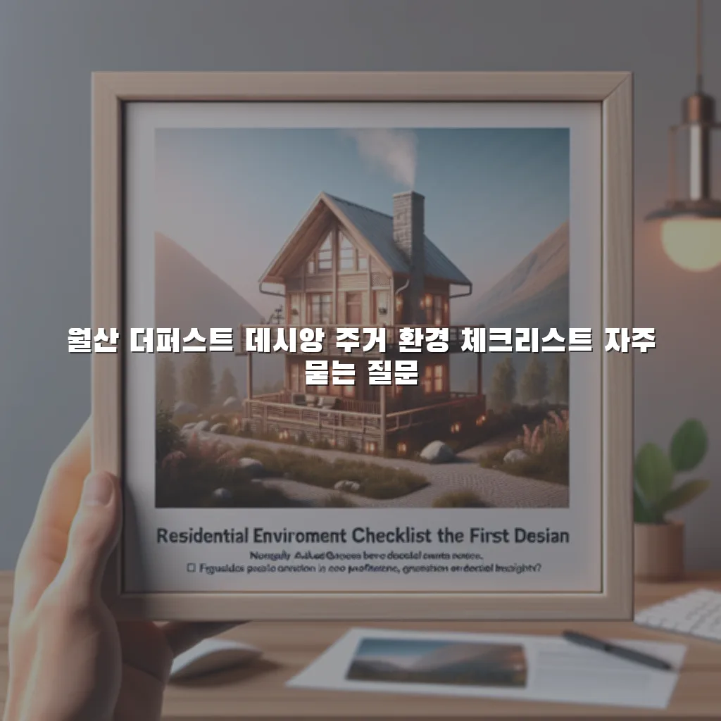 월산 더퍼스트 데시앙 주거 환경 체크리스트 3 월산 더퍼스트 데시앙 주거 환경 체크리스트